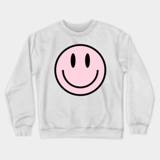 Pink Smiley Face Crewneck Sweatshirt